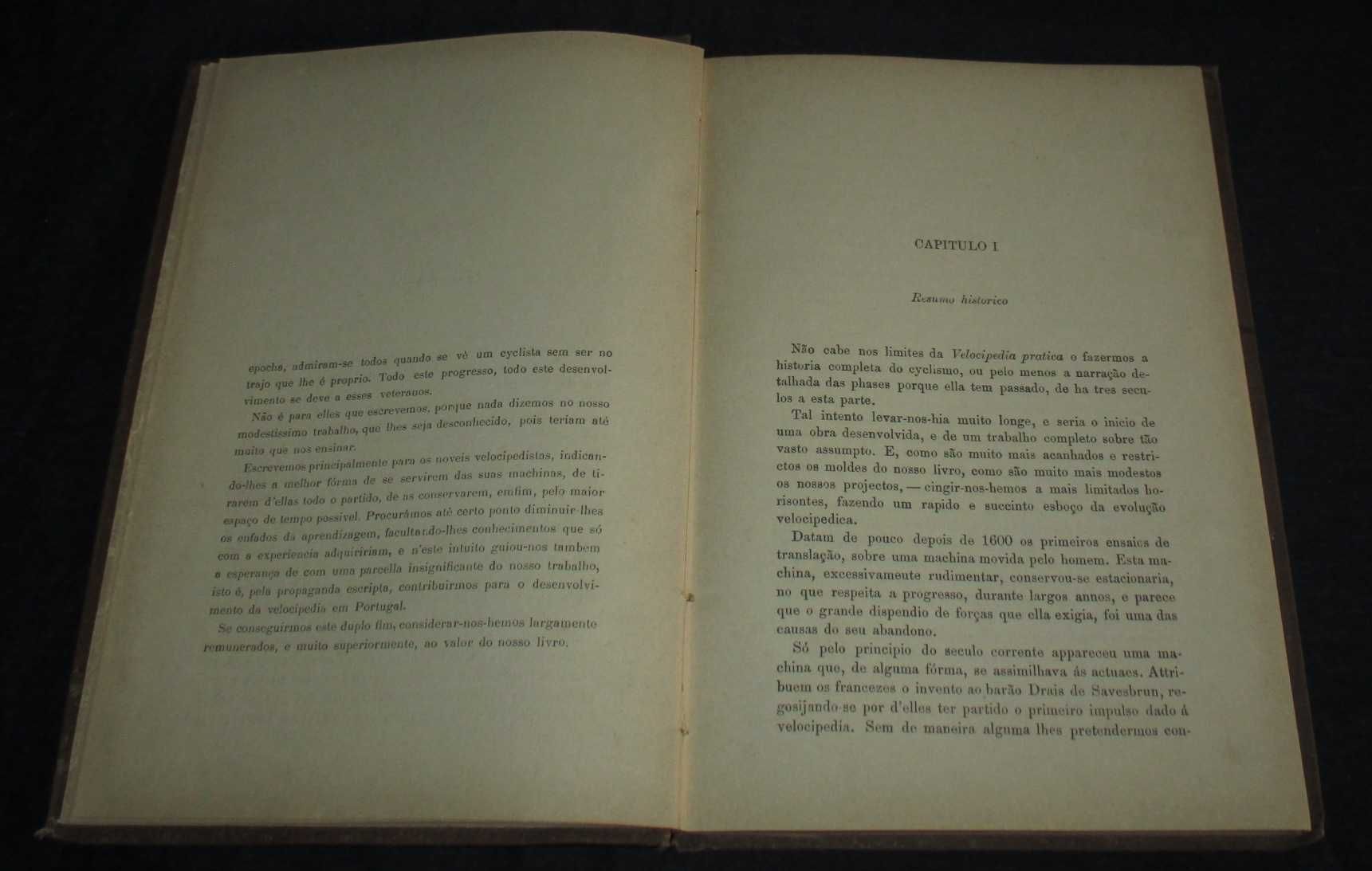 Livro Velocipedia Pratica Miguel de Alarcão 1ª edição 1896