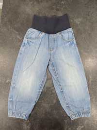 Spodnie jeansowe jeansy dżinsy z pasem gumka rozm 92 dziecięce