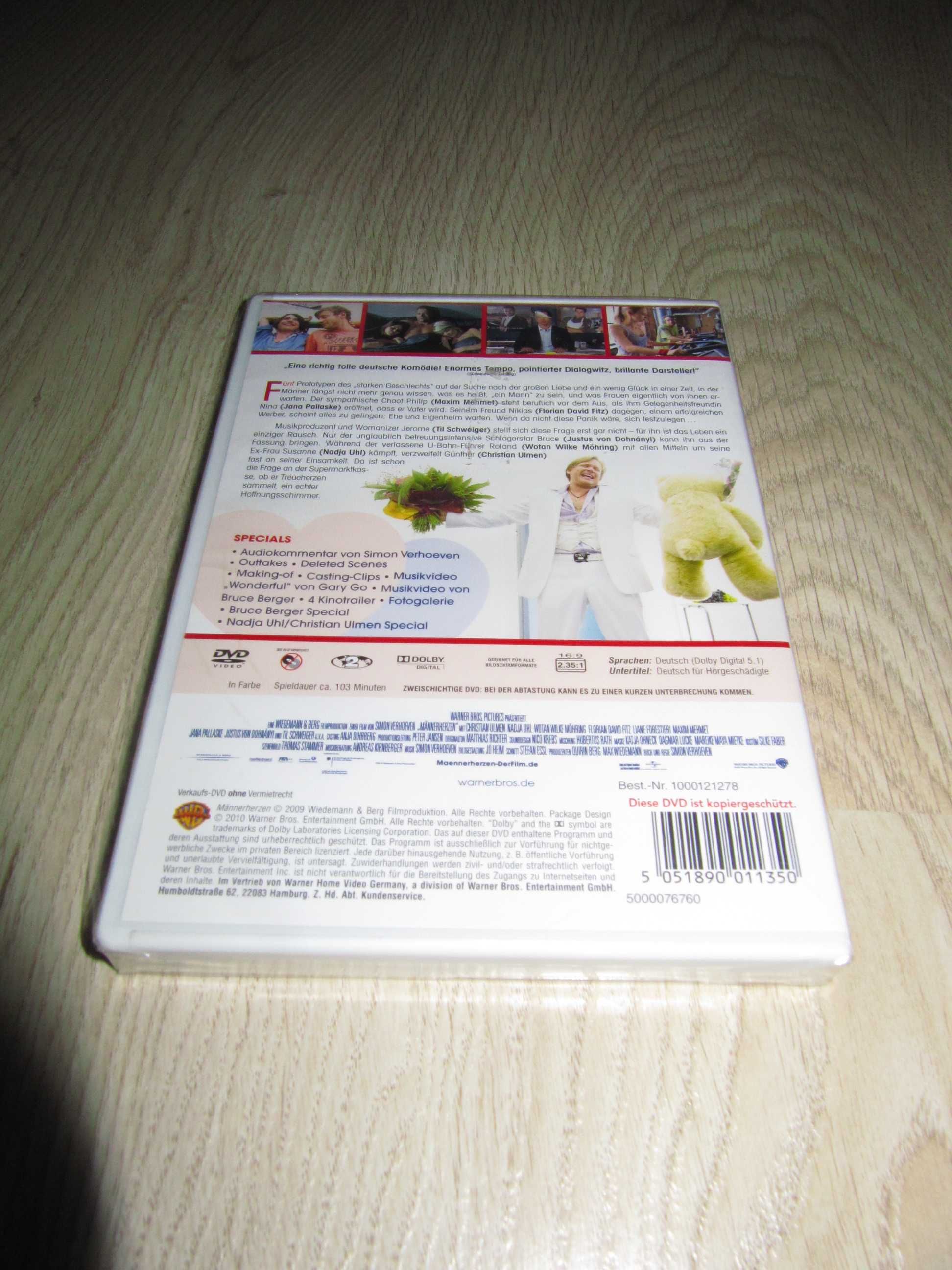 Film „Manner Herzen”, DVD nowe, zafoliowane, Mokotów