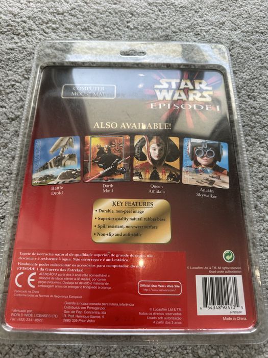 Tapete Rato Star Wars Darth Maul selado