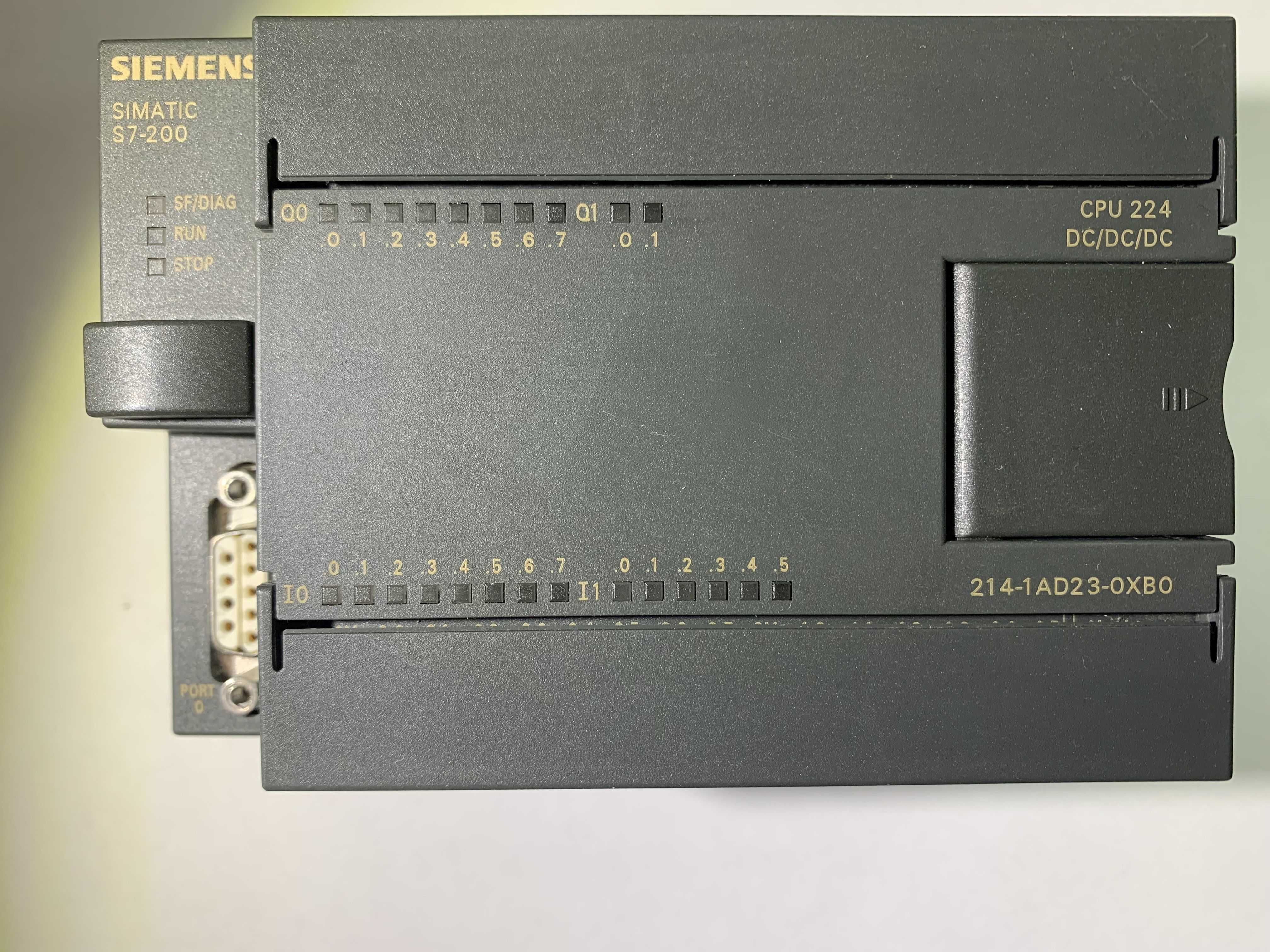 Sterownik Siemens CPU 224 6ES7 214-1AD23-0XB0 + 6ES7 223-1PH22-0XA0