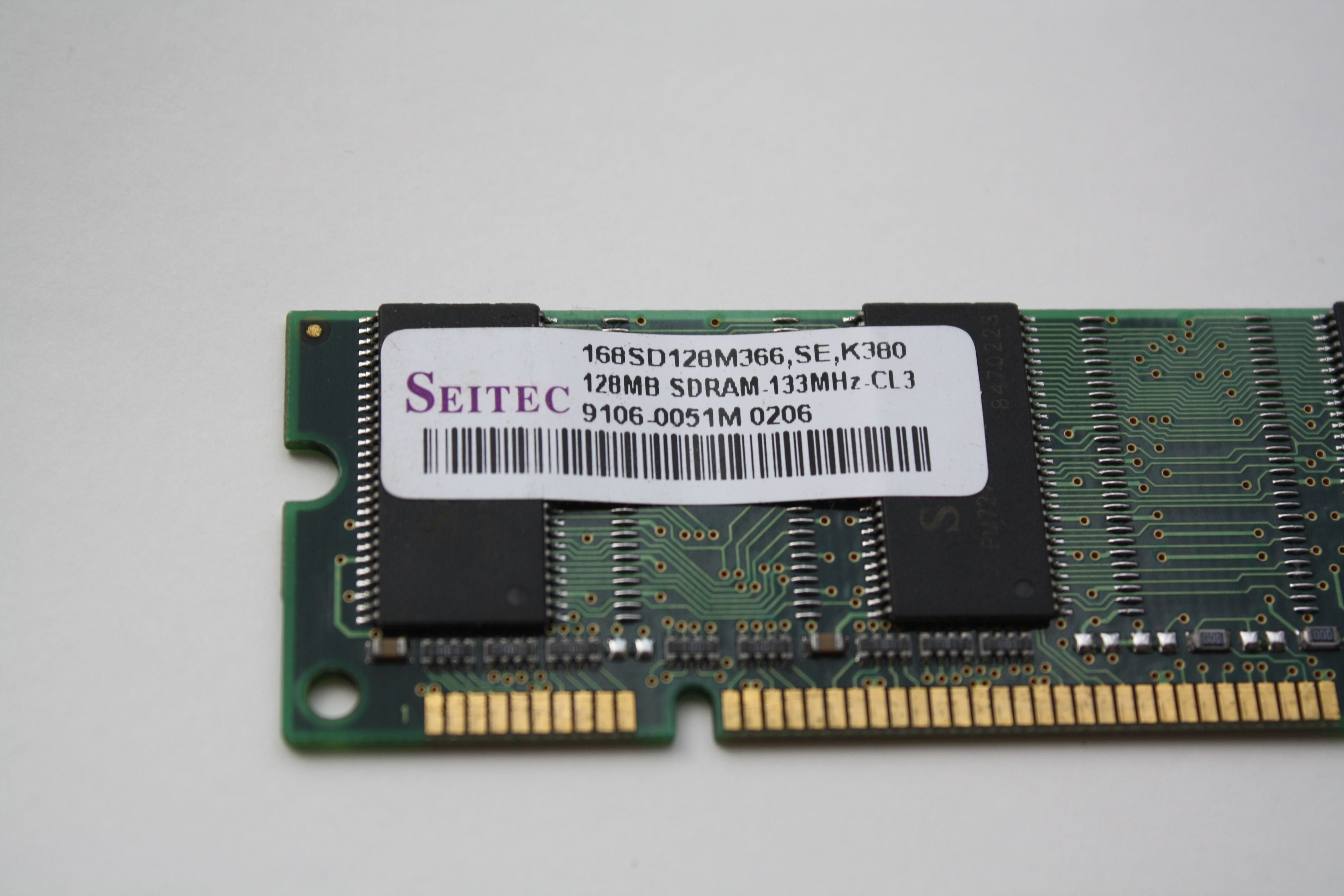 Memória RAM SEITEC 128Mb SDRAM Pc133Mhz