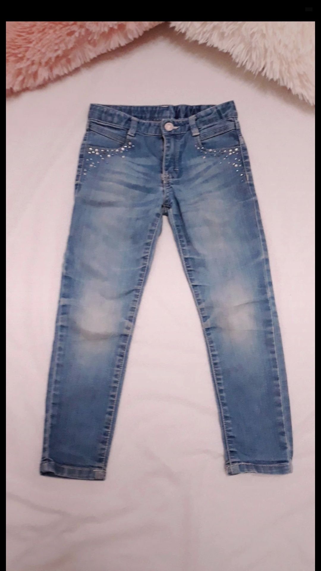 Spodnie jeansy r. 116