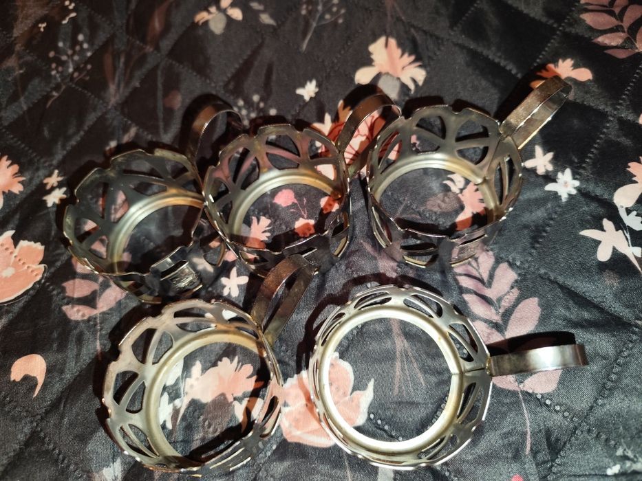 Metalowe koszyczki PRL