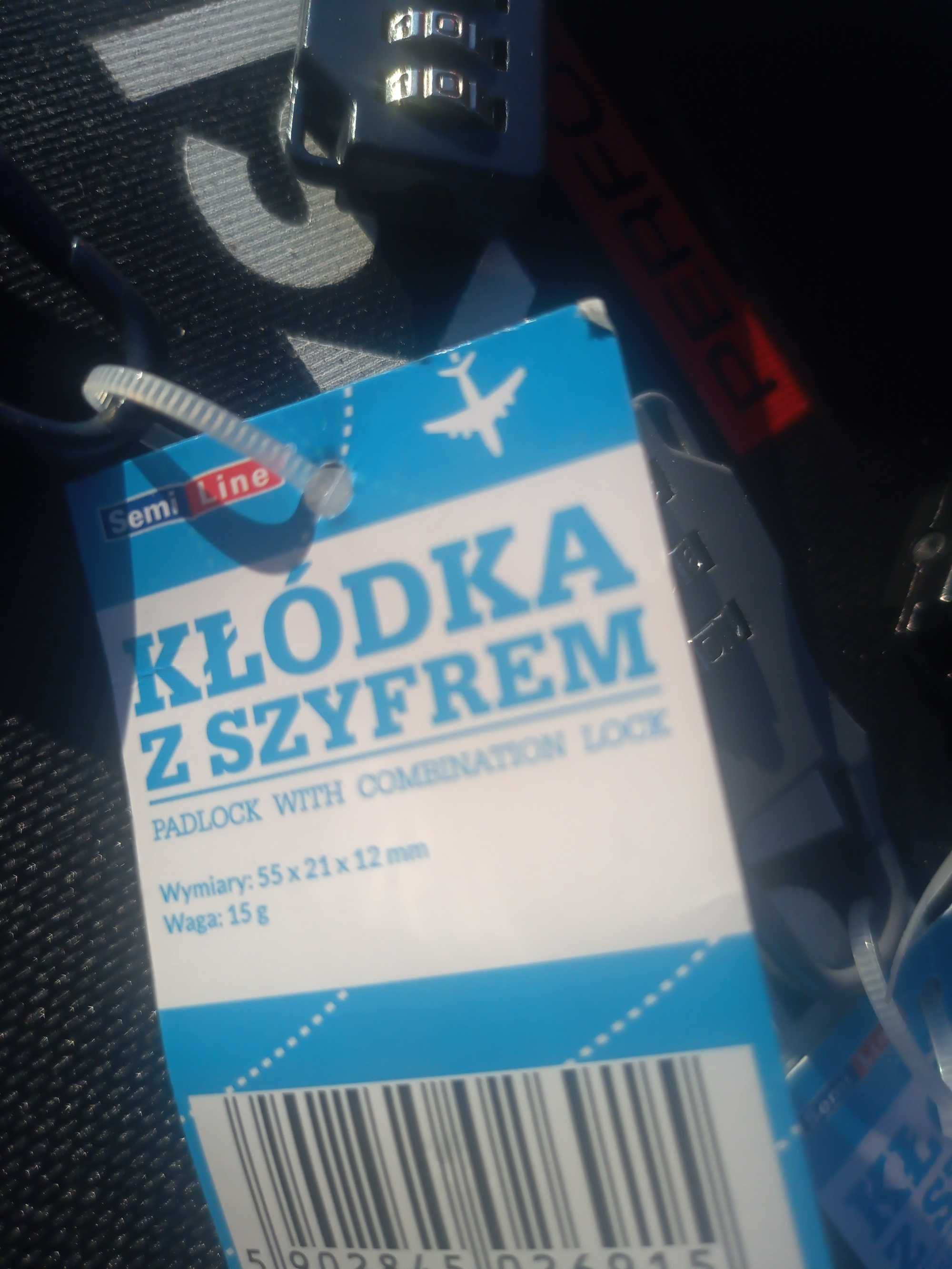 nowa klodka z szyfrem do zamykania walizki -torby