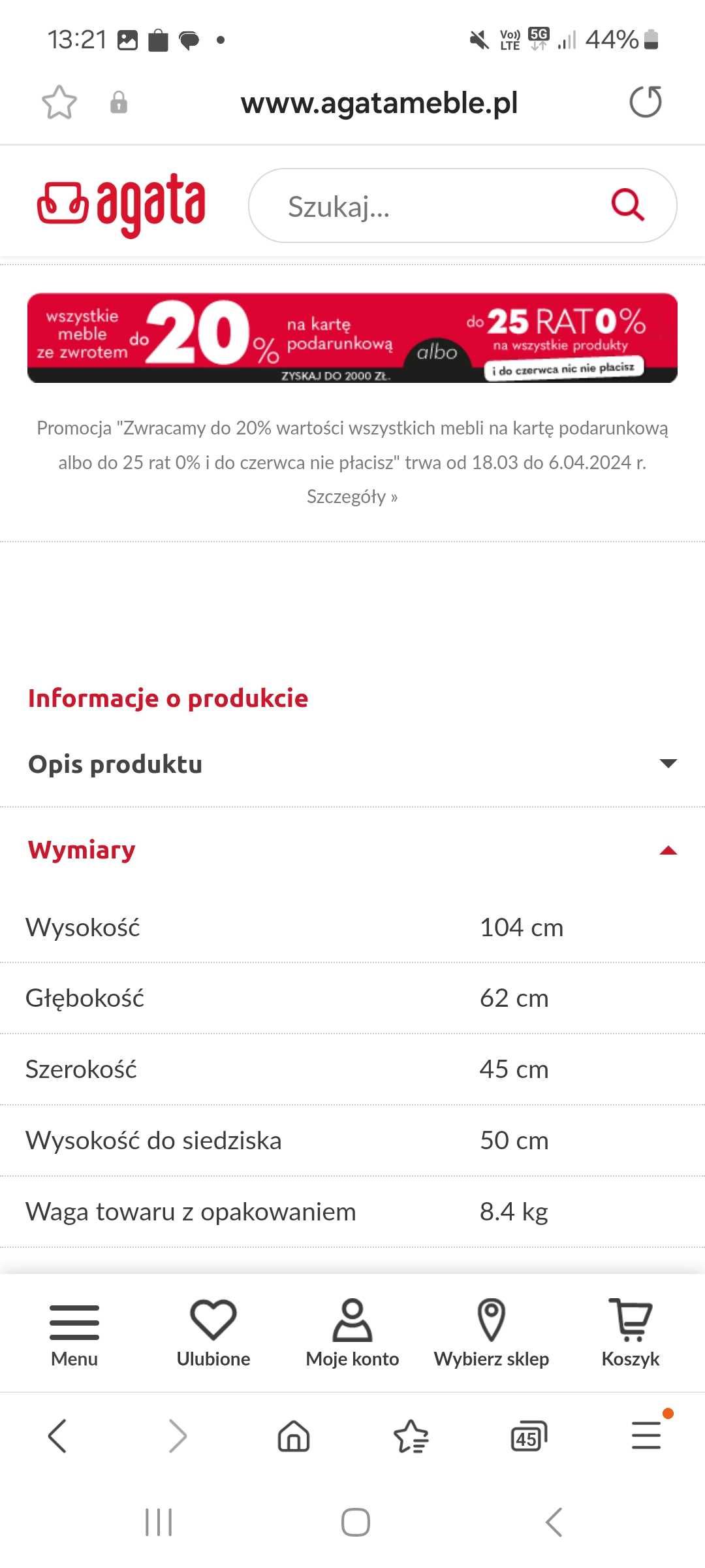 Krzesła tapicerowane Sorin 6 szt.