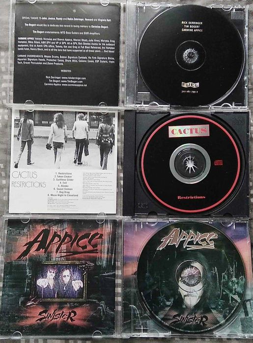 Carmine Appice , Cactus , DBA - 6 CD - Guitar Zeus , Guitar Heroes