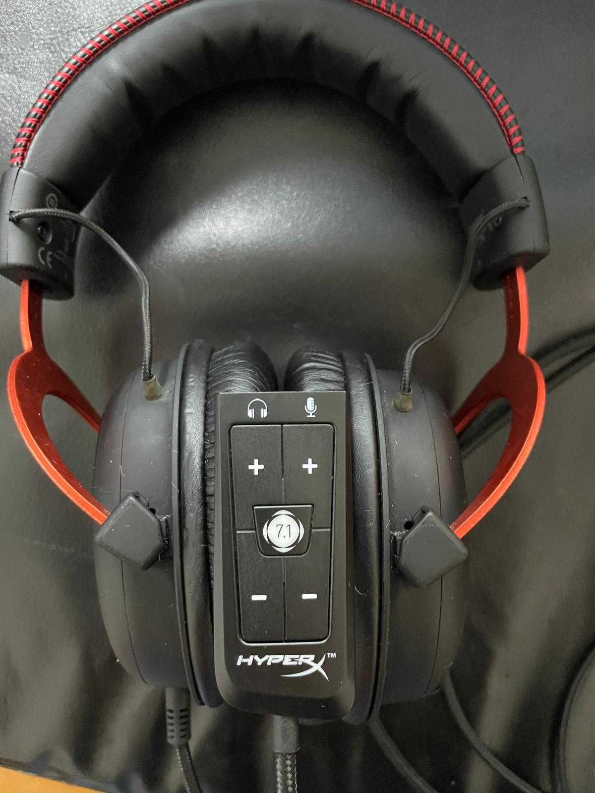 Headset HyperX Cloud II 7.1 Preto/Vermelho