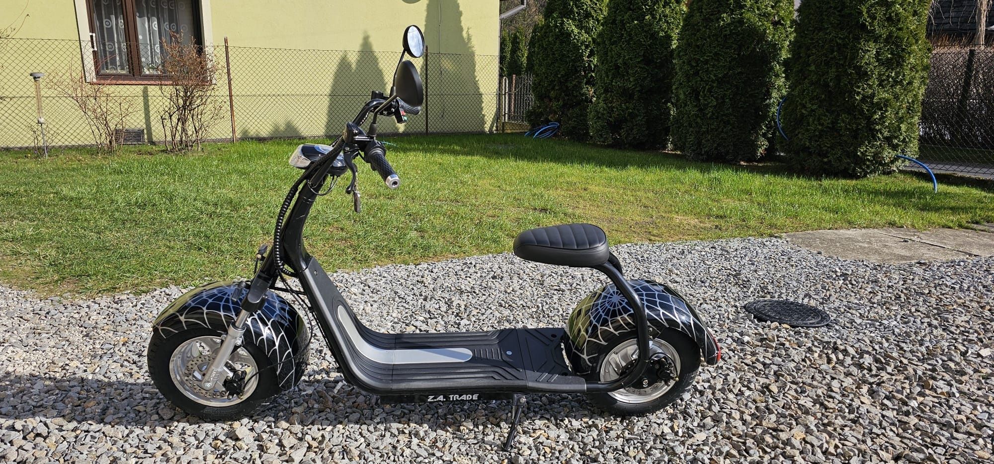 Chopper skuter elektryczny hulajnoga 70km/h 2000W 12Ah homologacja