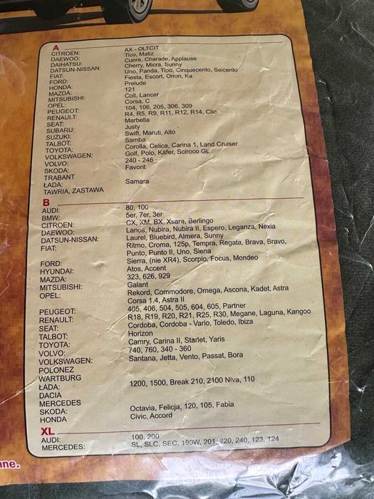 РОЗПРОДАЖ! Чохли в авто Pok-ter TUNING XL та sport B на MERSEDES, AUDI