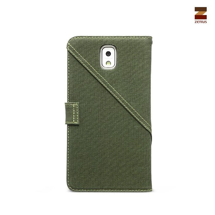 Zenus Cambridge Diary Samsung Galaxy Note 3 Khaki