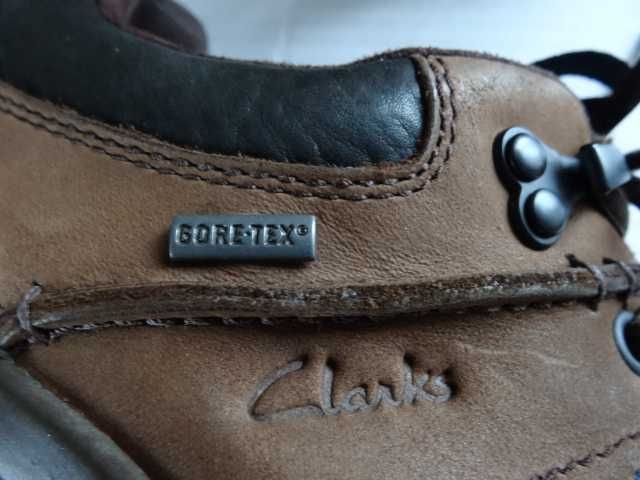 Buty CLARKS roz 41 GORE-TEX Półbuty Skóra