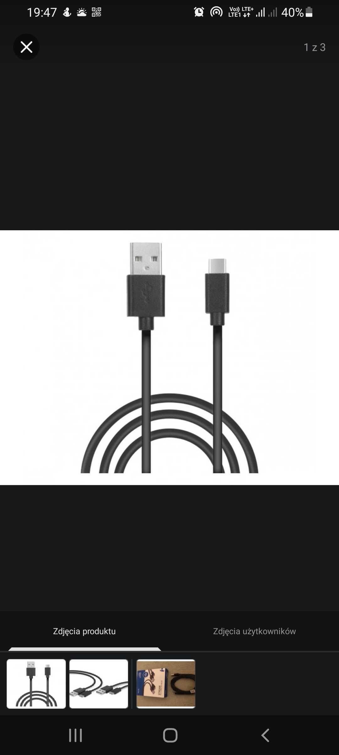 Kabel SpedLink STREAM USB-A USB-C 3m. (2szt.) opakowanie PS5 ladowania