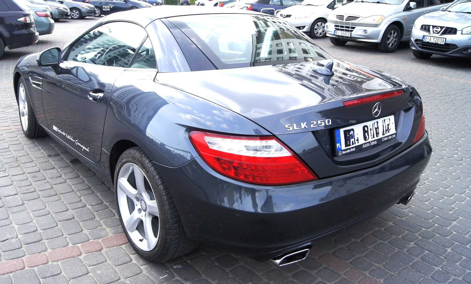 Mercedes SLK 250/2011, 204 KM, Nigdy nie jeżdżony zimą.