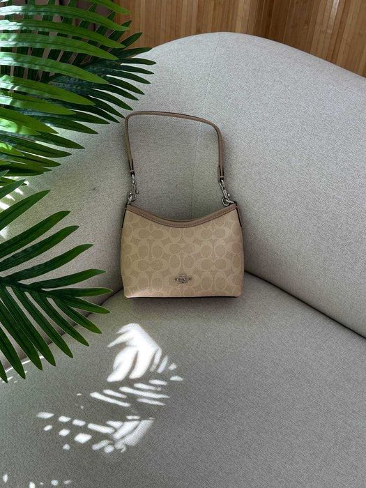 Coach Laurel Small Shoulder Bag In Signature Canvas