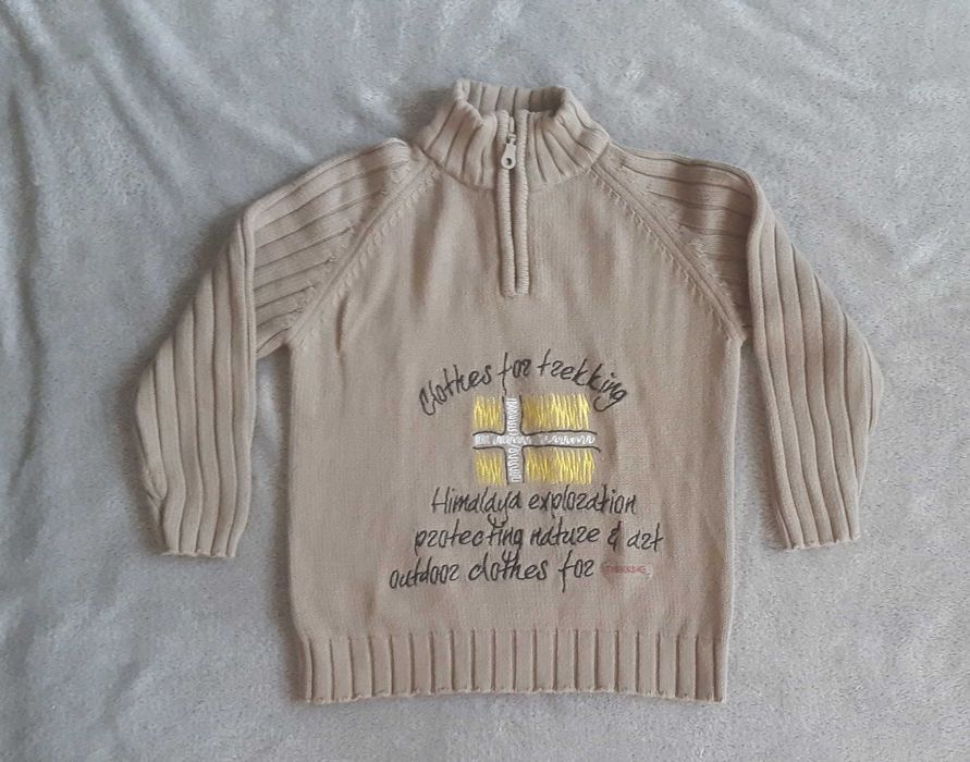 Ciepły sweter golf rozm. 110