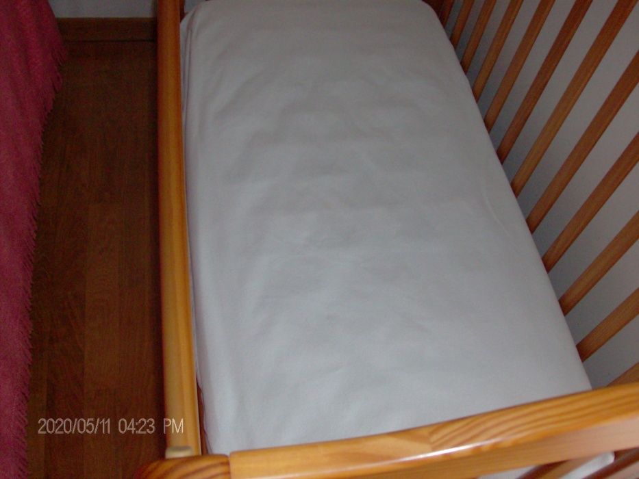 Acessórios para cama de grades de bebé em madeira