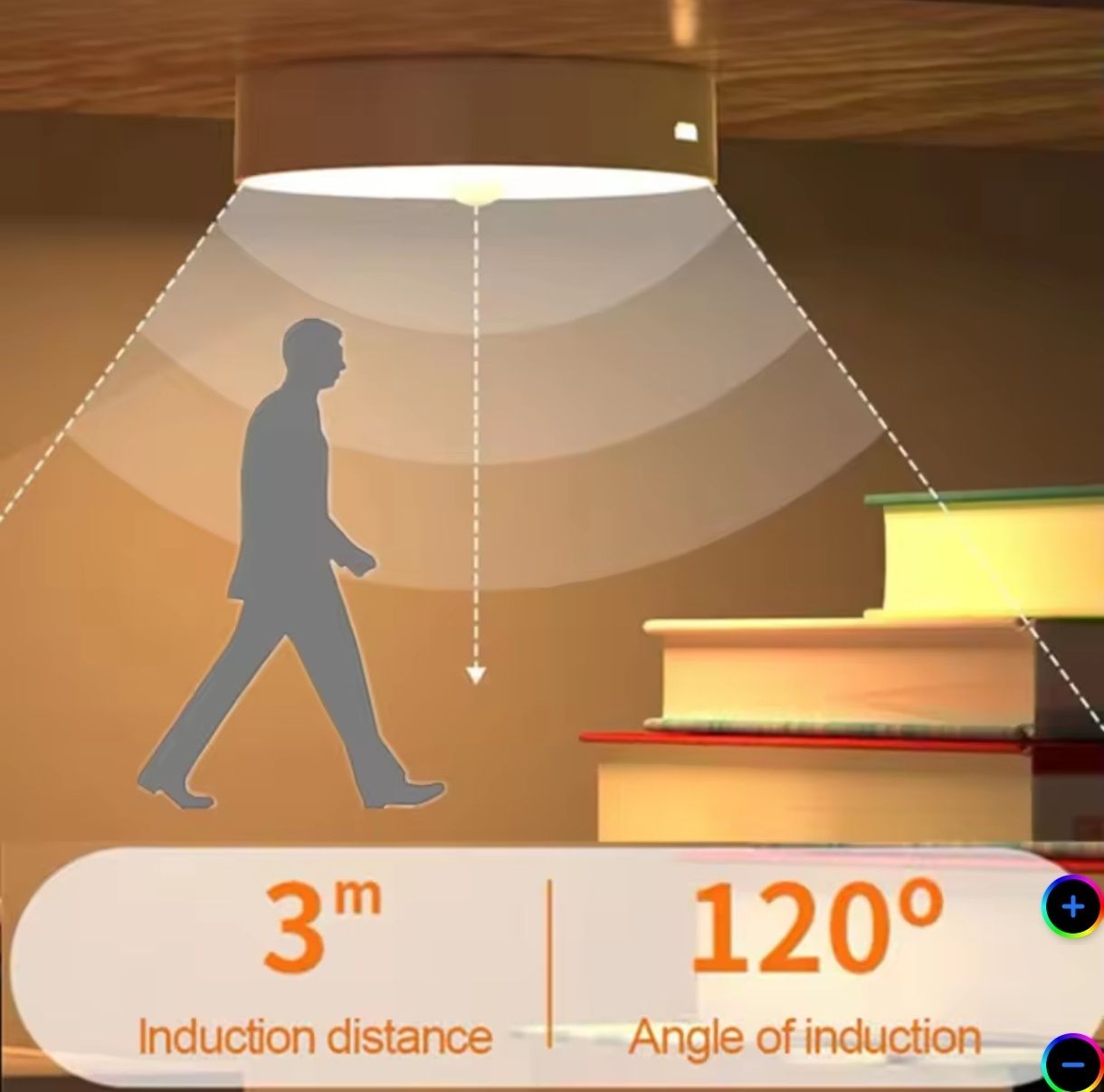 Lampka LED z czujnikiem ruchu i zmierzchu
