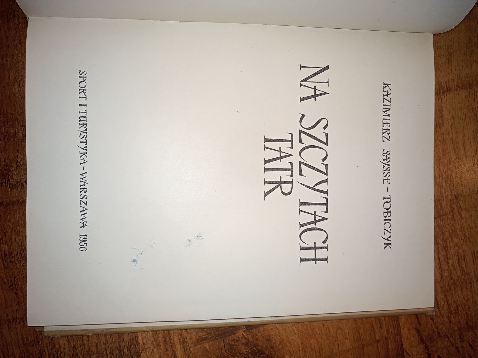 "Na szczytach Tatr" - Kazimierz Saysse-Tobiczyk