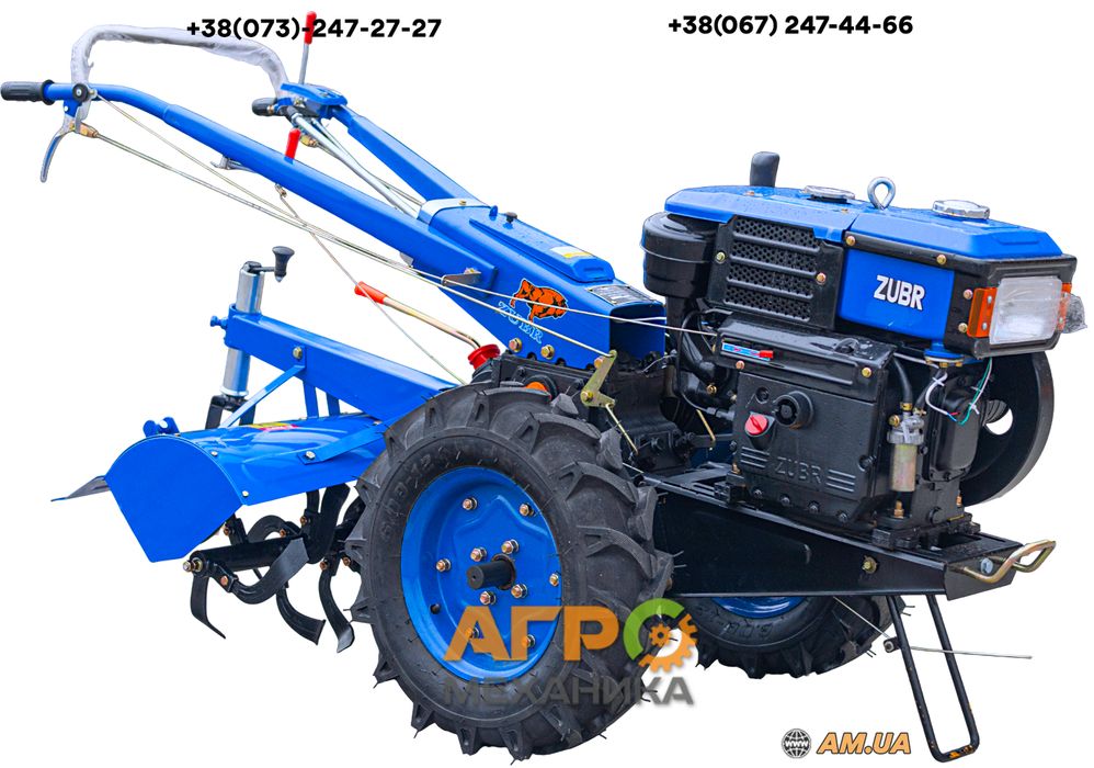 Мотоблок Зубр JR-Q79-S (фреза+ 2-х диск. сцепление)