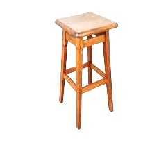 NOWY taboret hoker drewniany 80cm barowy stołek wysyłka transport