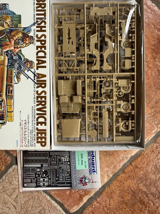 TAMIYA 35033 Jeep British SAS + blacha