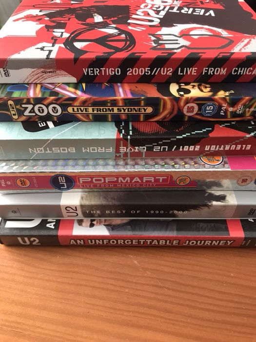 Dvds U2 como novos