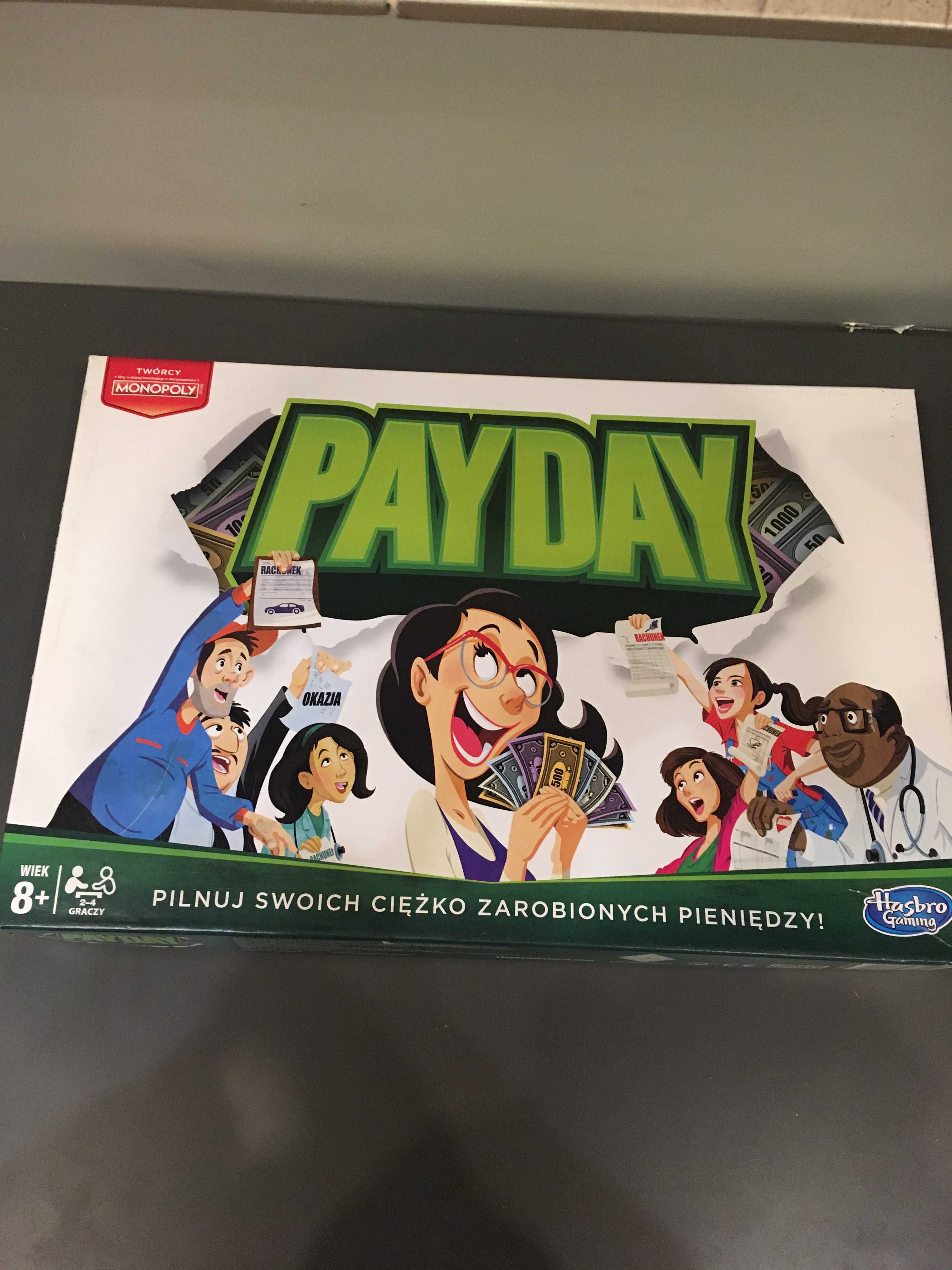 Gra planszowa PayDay Monopoly strategiczna Hasbro