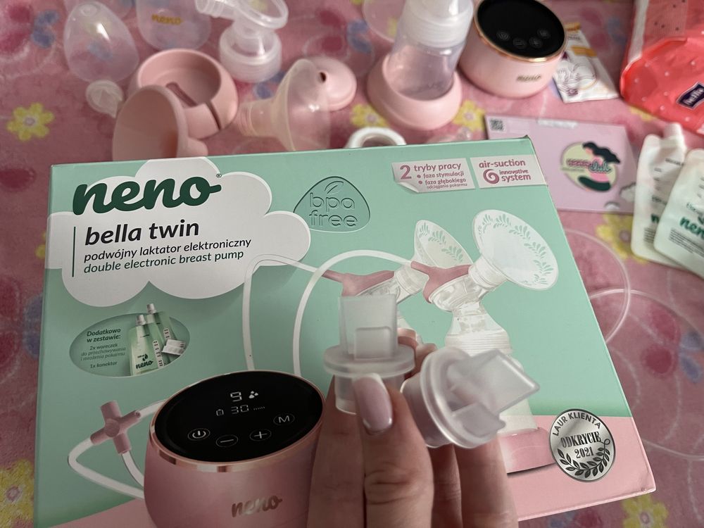 Laktator Neno Bella Twin GRATISY Medela Femaltiker