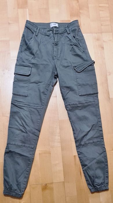 Spodnie bojówki Tally Weijl szare rozmiar 34. Stan bardzo dobry