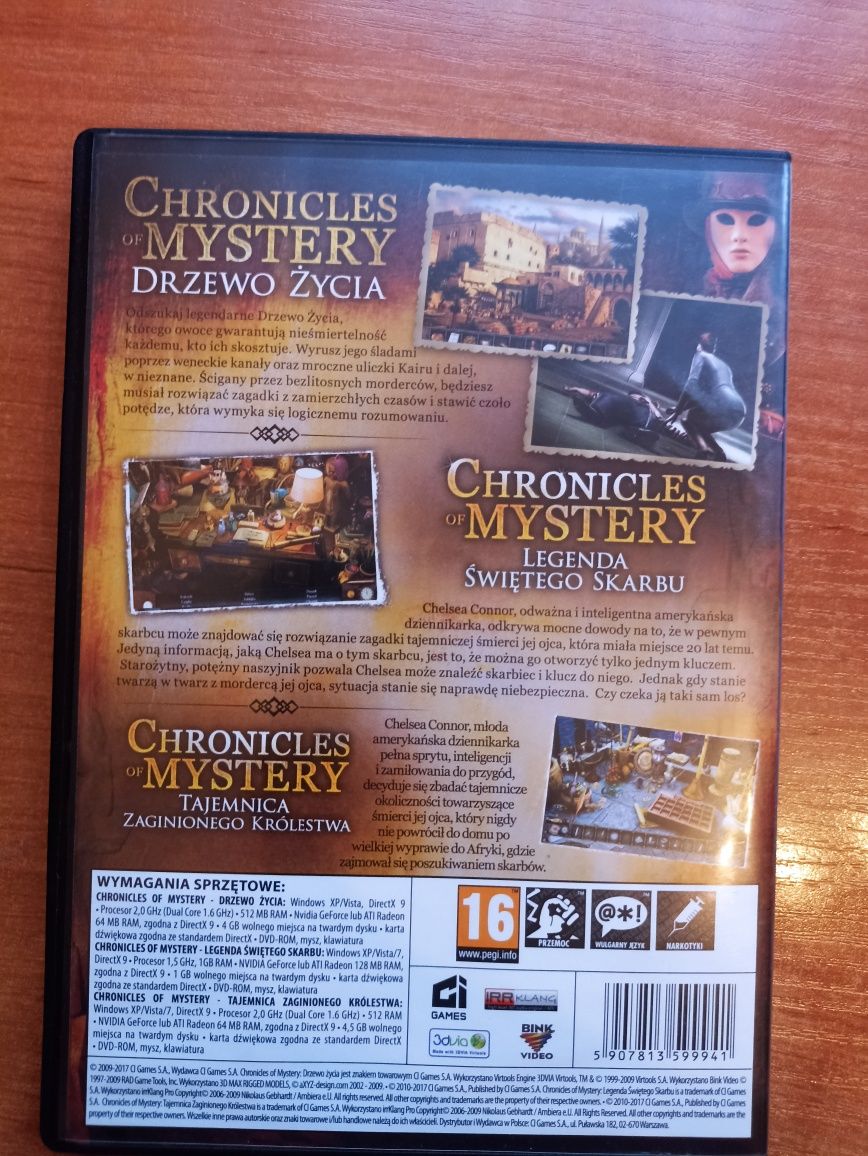 Chronicles Mystery Drzewo Życia Legenda Świętego Skarbu Tajemnica Zag.