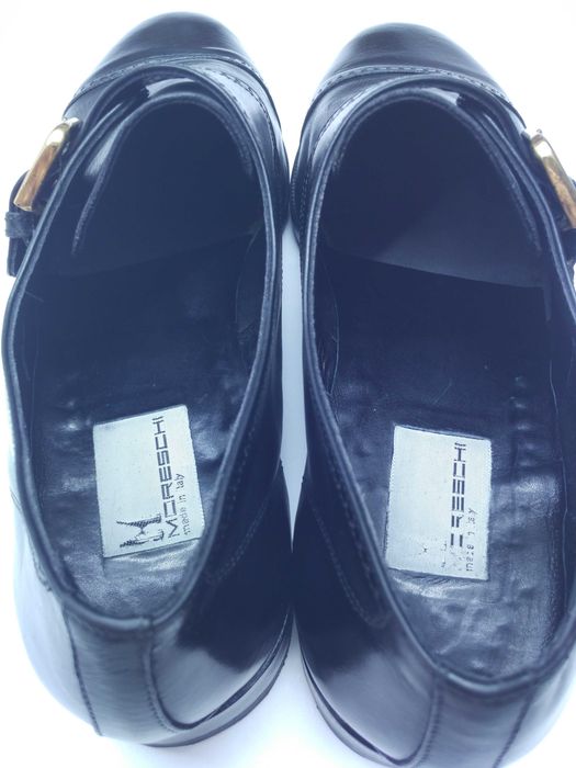 Moreschi. 40.5 р. Туфлі чорні чоловічі. Монкі. Туфли черные. Монки