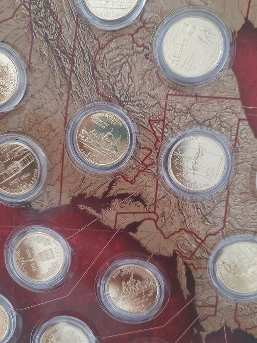 Amerykańskie ćwierćdolarówki