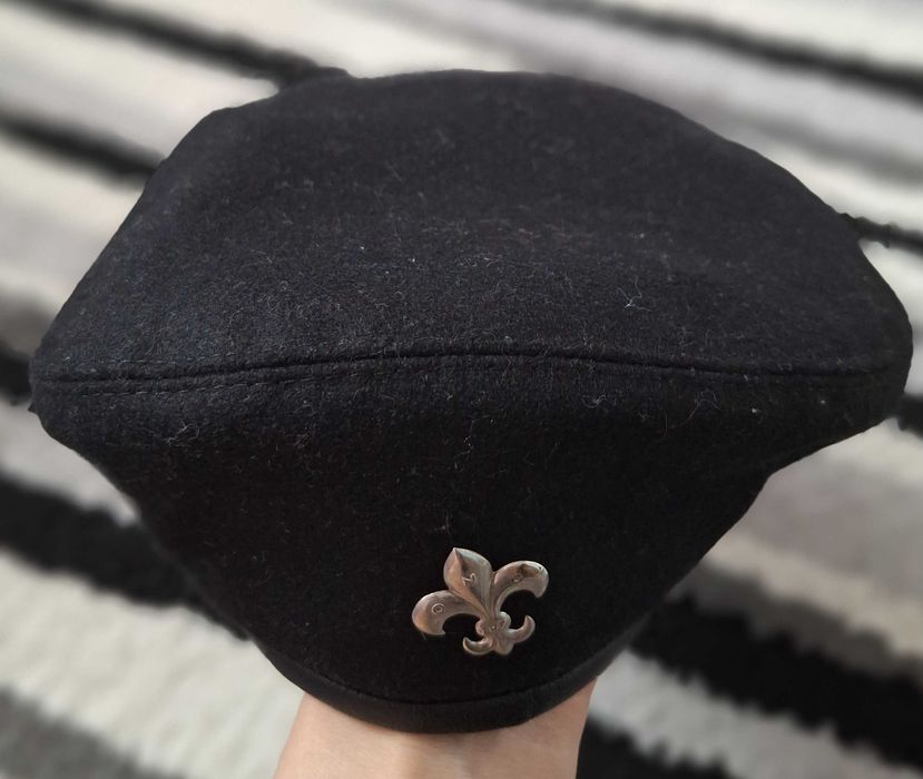 Beret czarny harcerski, 55