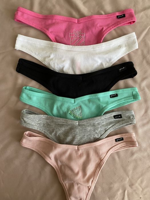 Трусики Victoria’s Secret стрази Вікторія Сікрет оригінал, бавовна