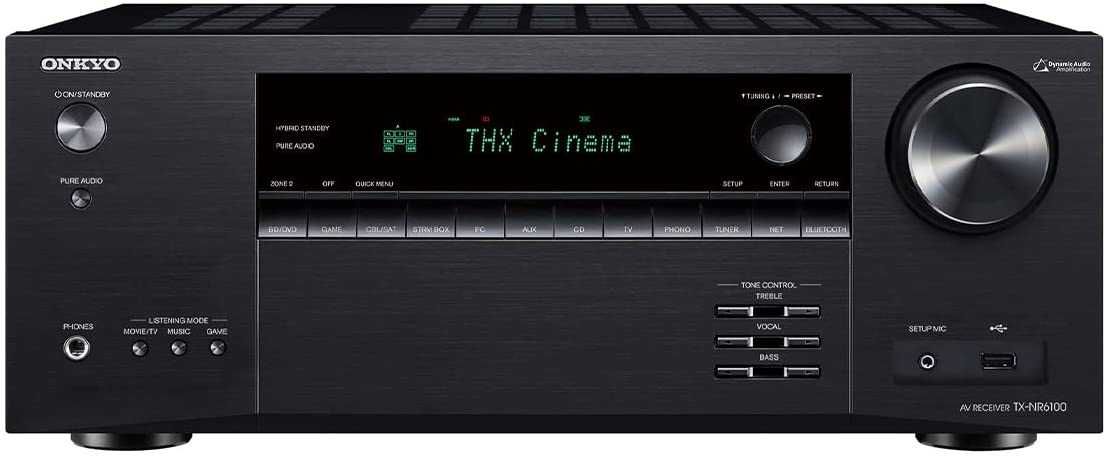 Onkyo TX-SR3100 (TX-NR5100/NR696/TX-NR6100/TX-NR7100/TX-RZ70) Black