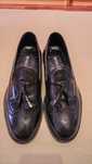 Mocassins wingtip perfurados pretos
