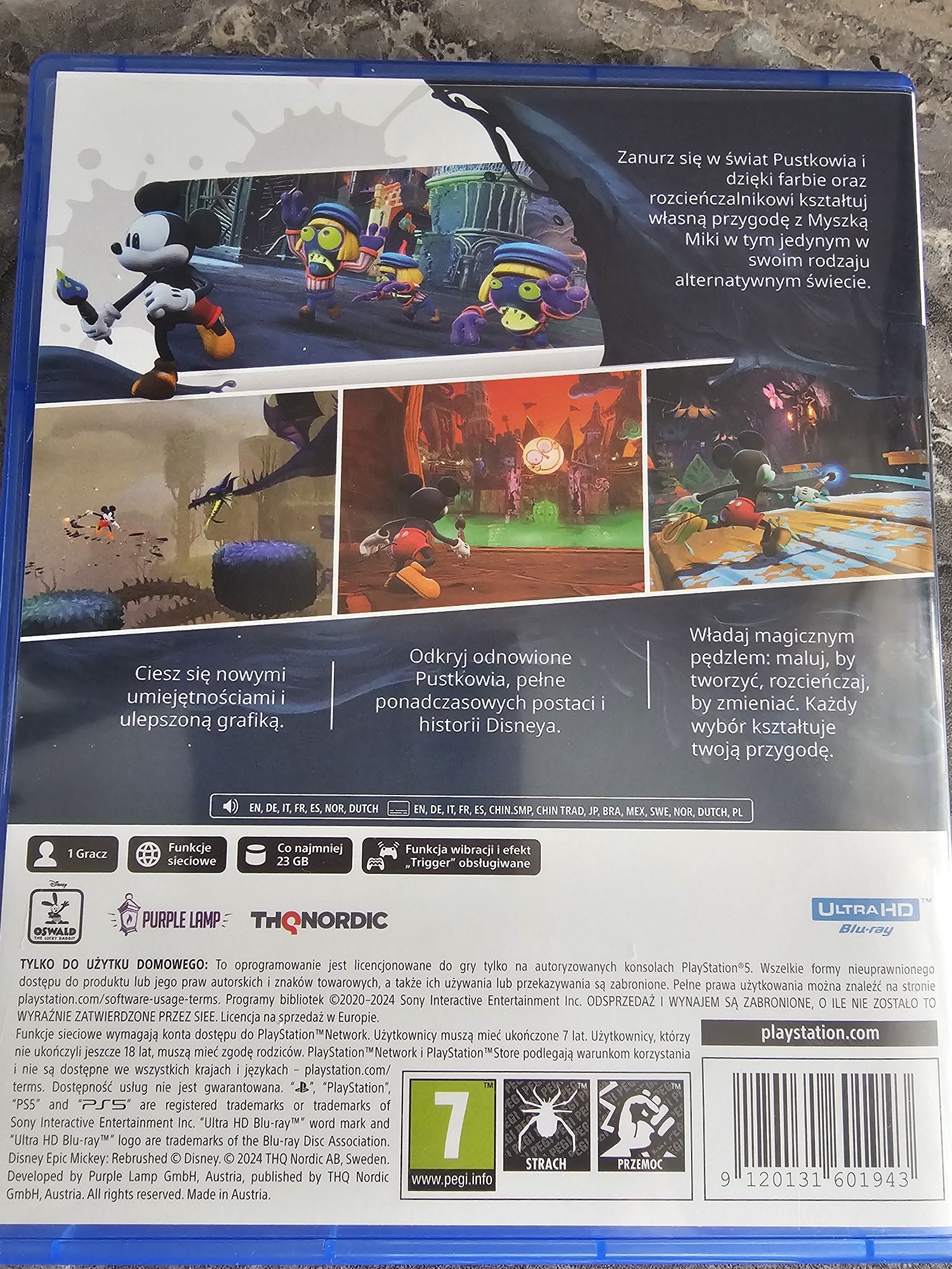 Gra PS5 Epic Mickey Disney