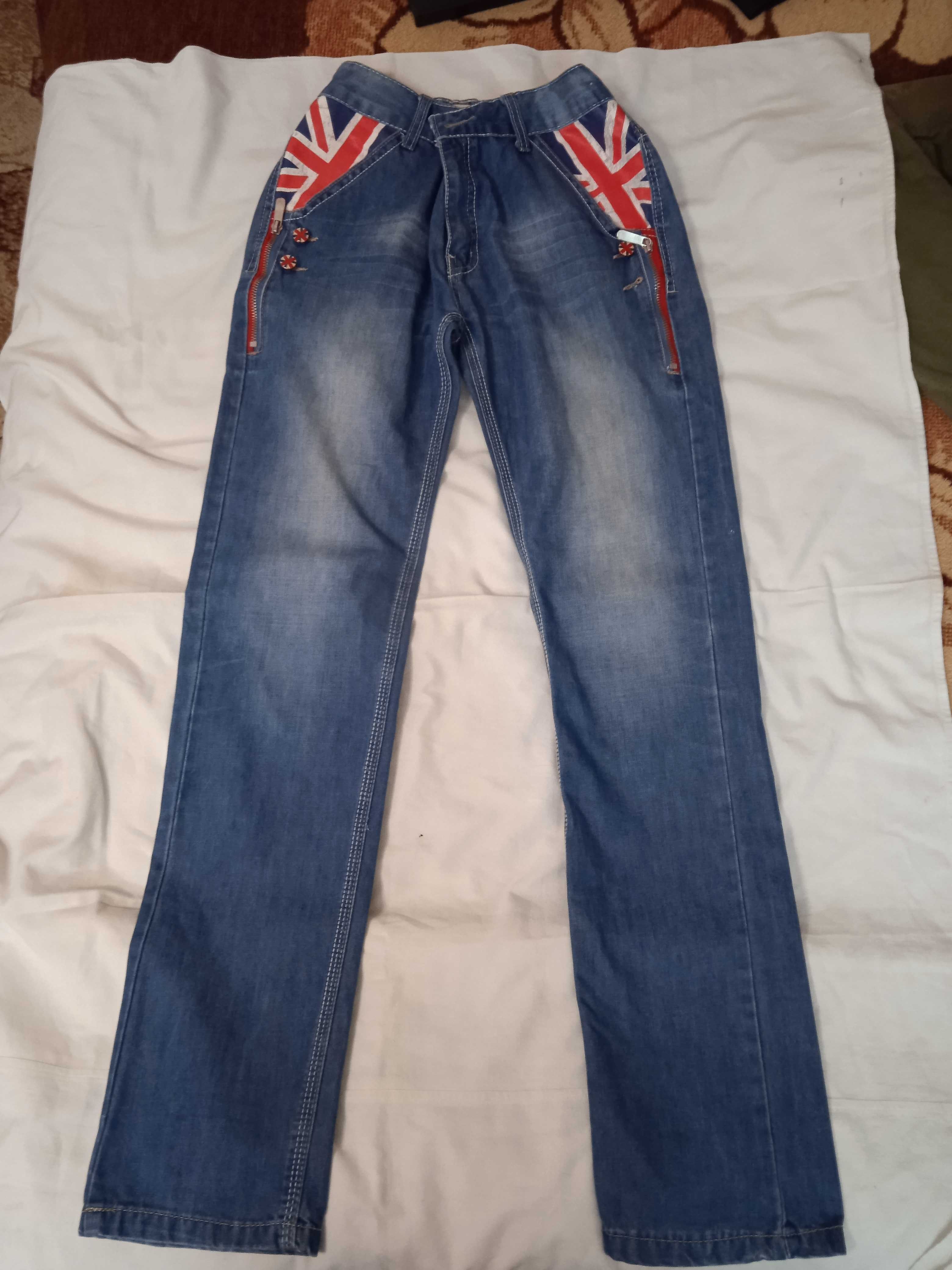 Брюки джинсовые, подростковые, рост 164-170