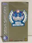 Manual Mass Destruction Sega Saturn