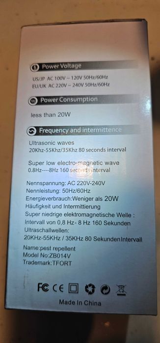 Odstraszacz TFORT przeciwko kotom kretom kunom myszom i szczurom