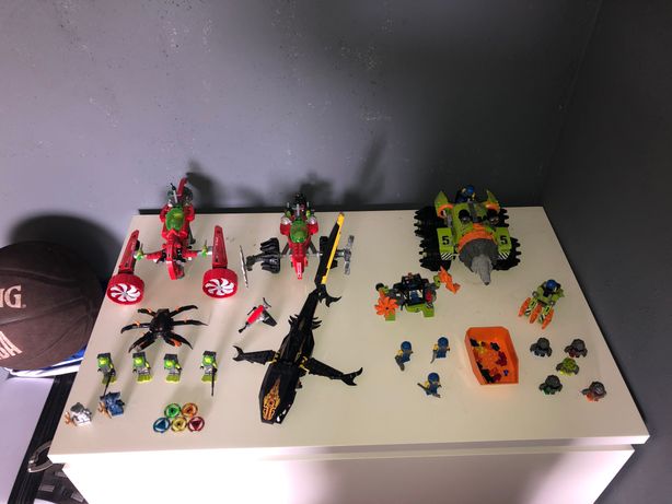 Kolekcja klocków LEGO (Power Miners, Atlantis)