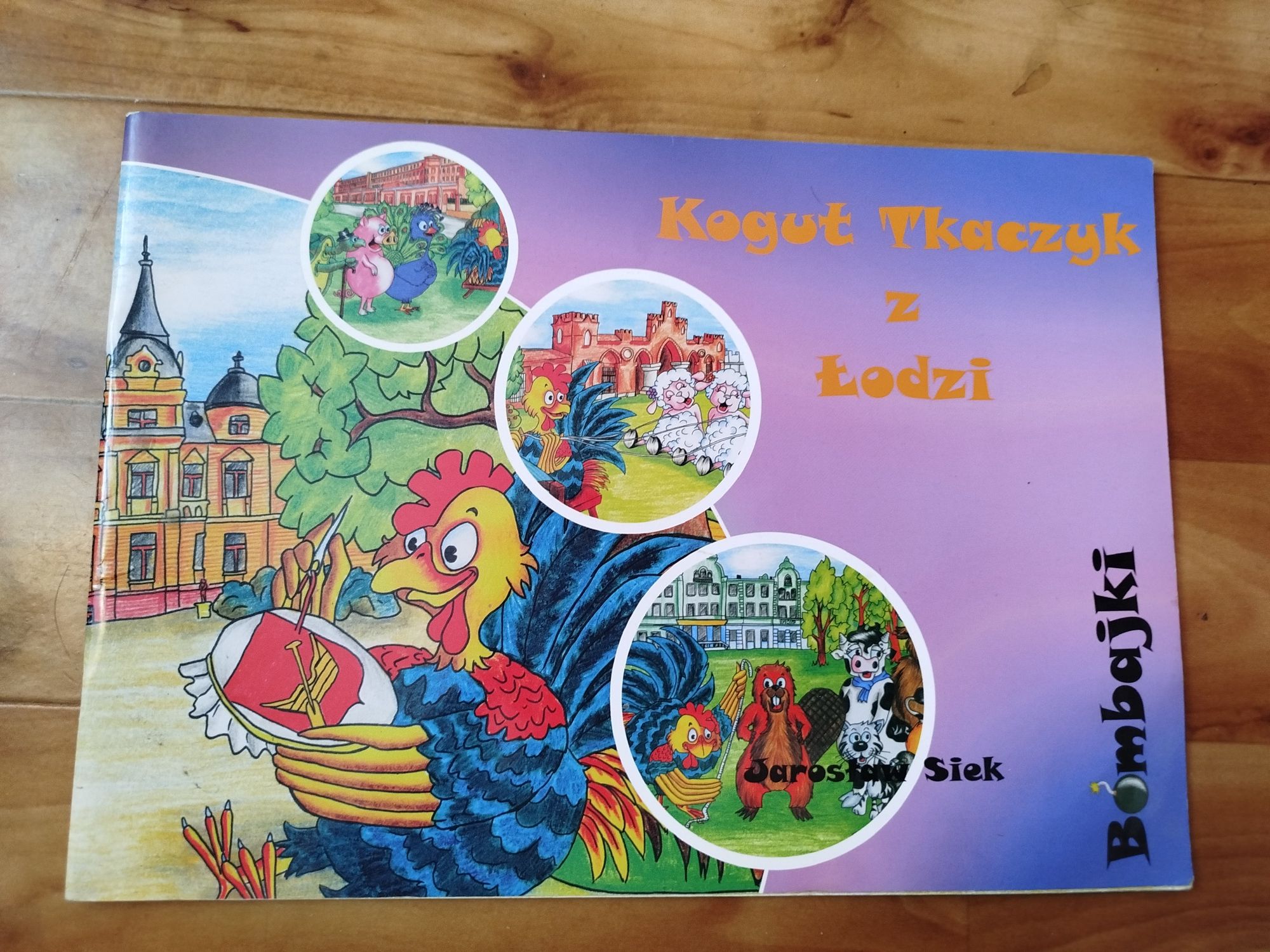 Książeczka dla dzieci Kogut Tkaczyk z Łodzi