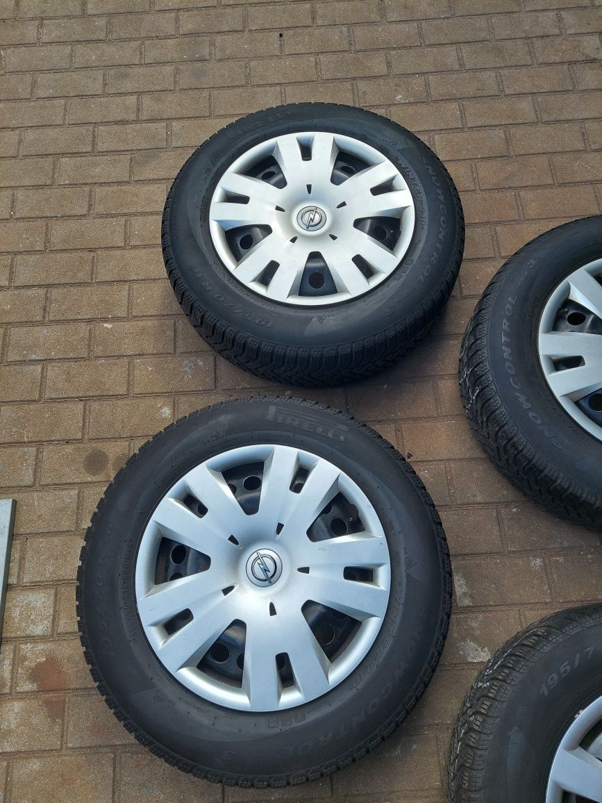 Komplet kół zimowych 5x105 Opel Mokka Pirelli 195 70 R16 94H  ok.7mm