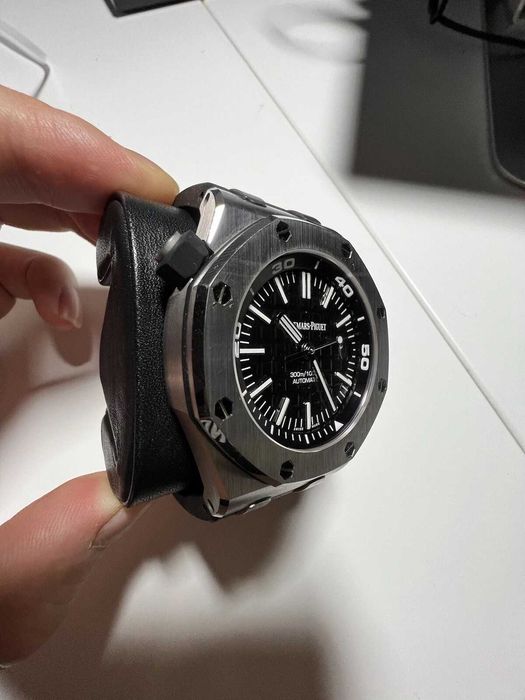 Relógio Audemars Piguet Royal Oak Homem Preto -