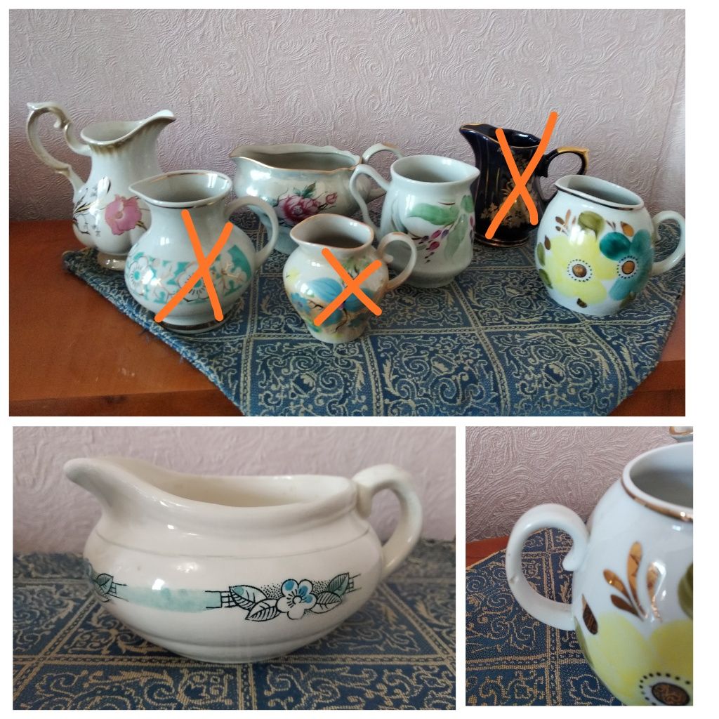 Продам винтажные сахарницы, чайники, молочники