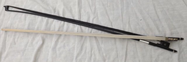 Arco de violino de fibra de carbono