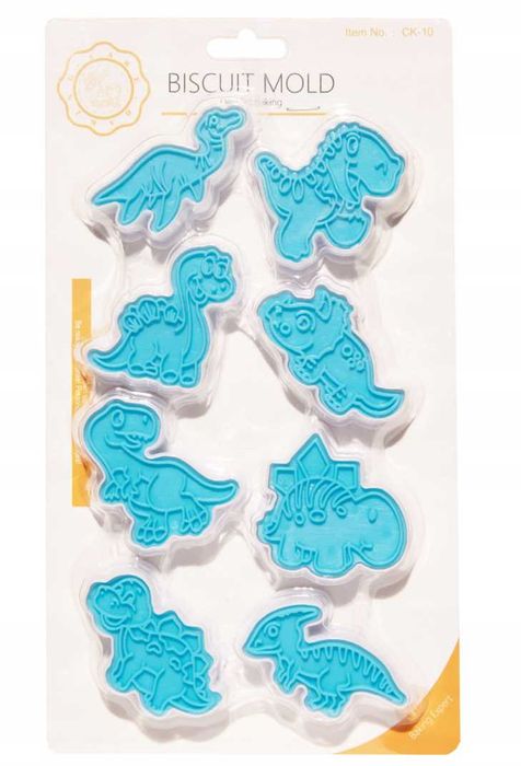 Wykrawacze forma do ciastek pierników stempelki dinozaury