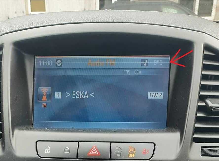 Radio, panel sterowania, wyświetlacz Opel Insignia A 2008