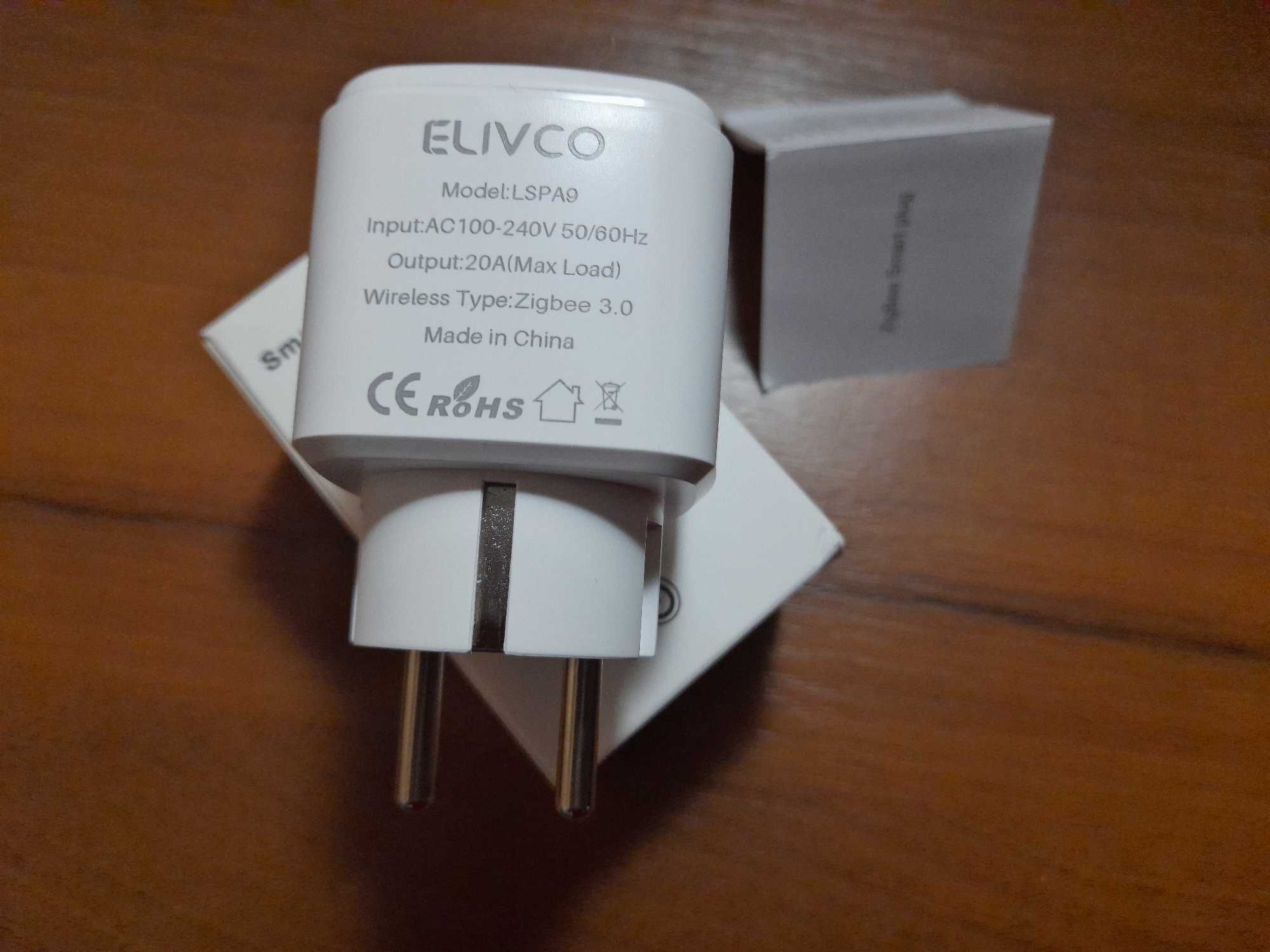 Умная розетка  Zigbee Tuya Smart Plug 20А